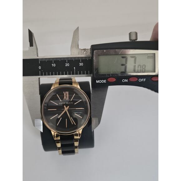 Dazzling Anne Klein AK1412 Ladies Two-Tone Quartz New Battery Running